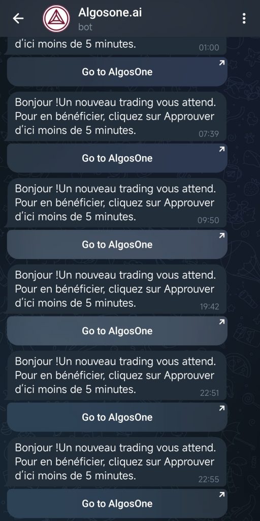 Alerte Telegram