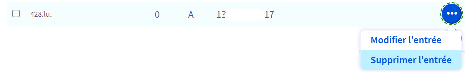 Suppression des anciens enregistrements DNS de type A dans la zone OVH