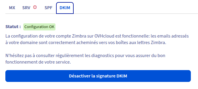 Créer une adresse email personnalisé chez OVH Zimbra (domaine externe)